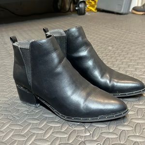 Black ankle boots